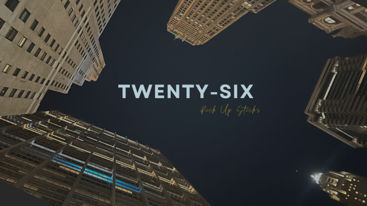 twenty six pick up sticks new york skyline